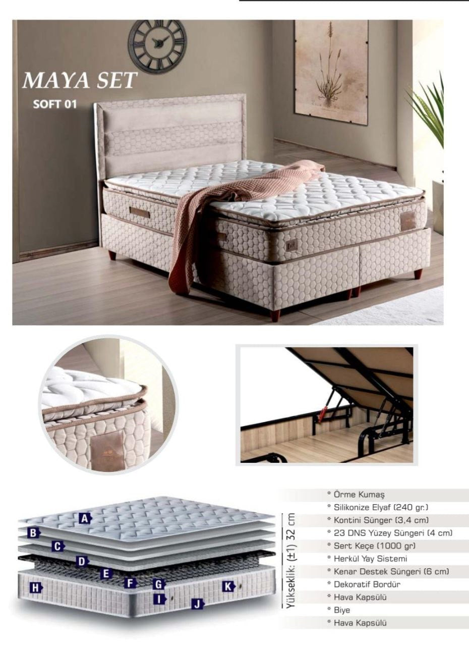 Maya Bett mit Matratze